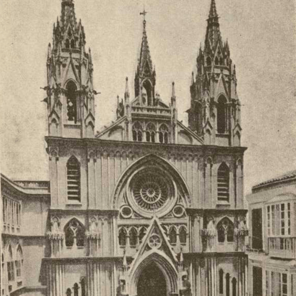 9. Plaza de san Ignacio (ca. 1918-1919). Extraída de Un nuevo templo al Sagrado Corazón